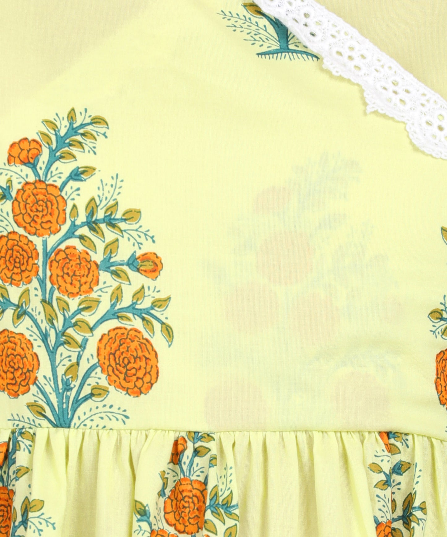 Ethnic Floral Printed Cotton Tunic – Soft & Stylish