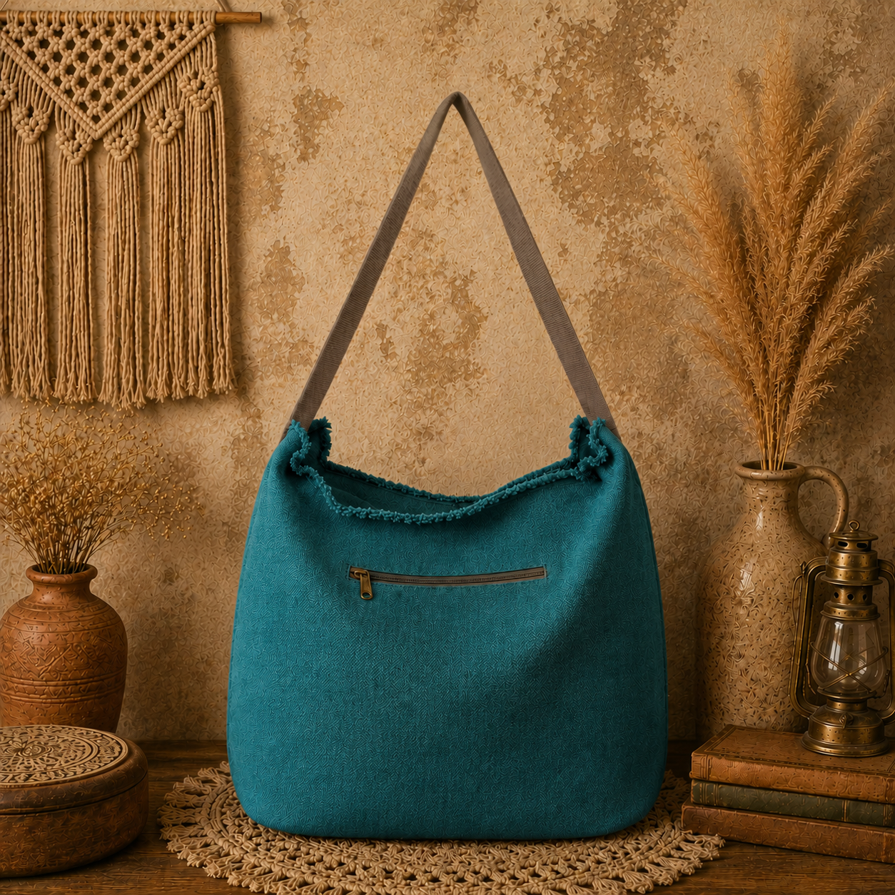 Linen Fabric Tote Bag