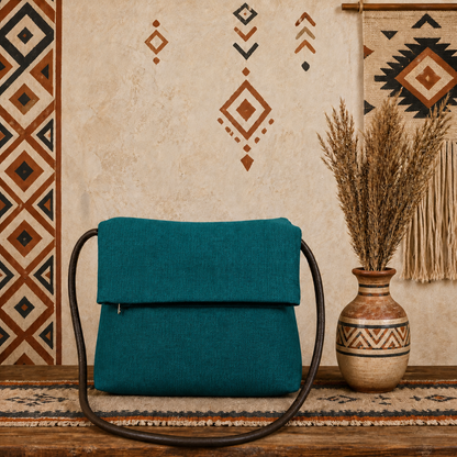 Classic Linen Crossbody Bag