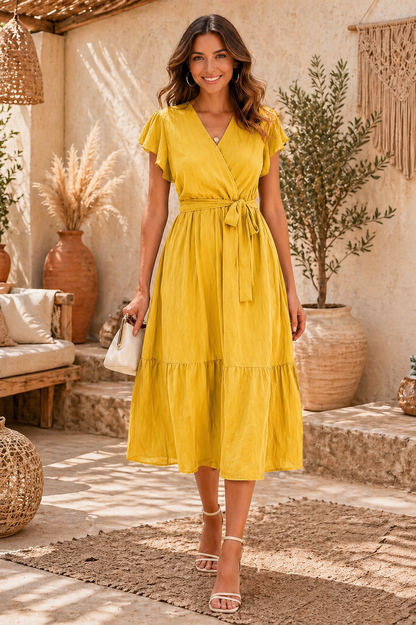 🌿 Effortless Linen Dress – Breezy Everyday Elegance