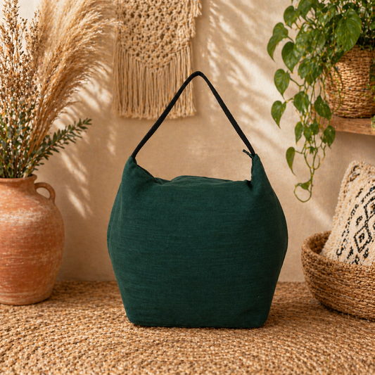 Chic Linen Hobo Handbag – Effortless Style Meets Everyday Comfort