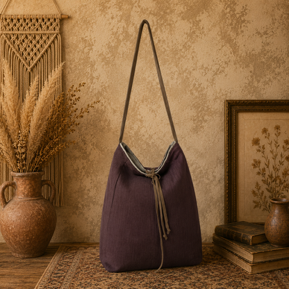 Large Linen Tote Bag