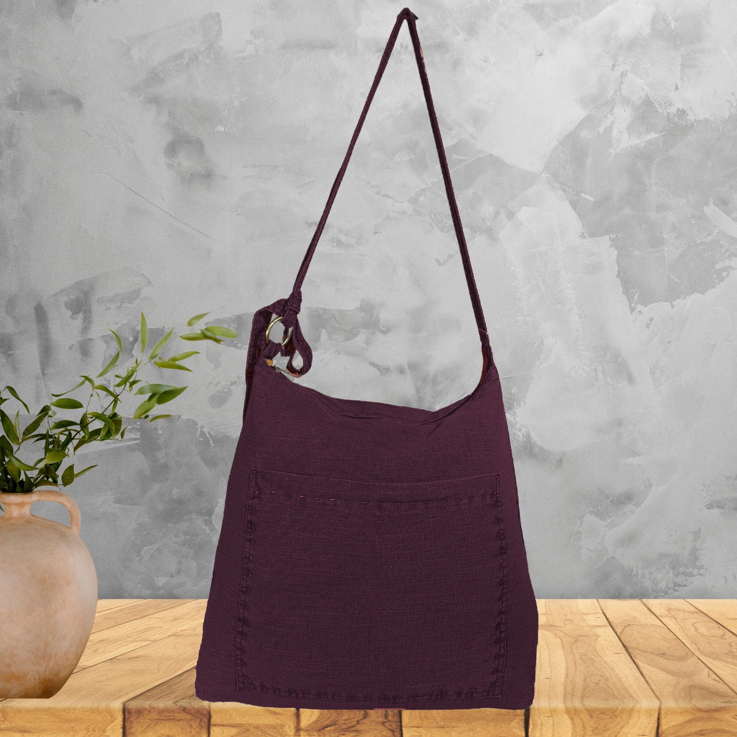 Large Linen pre washed  Bag