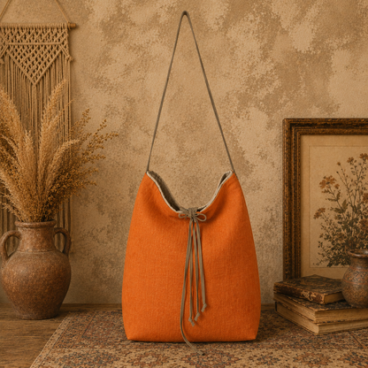 Large Linen Tote Bag