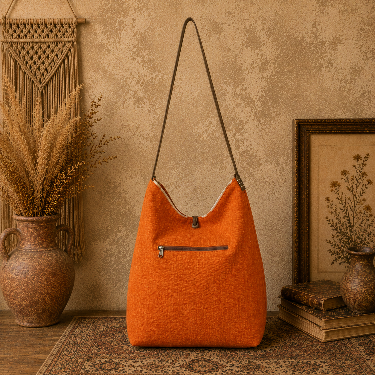 Large Linen Tote Bag