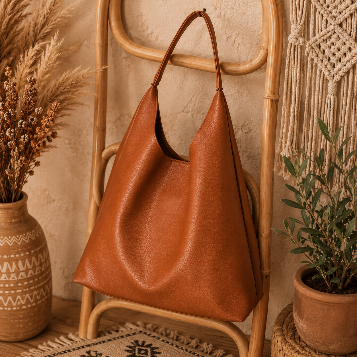 Boho Luxe Slouchy Hobo Bag