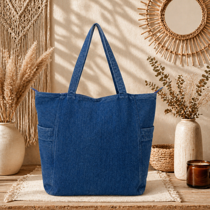 Women's Large Linen Tote Bag – Stylish, Lightweight & Eco-Friendly Carryall