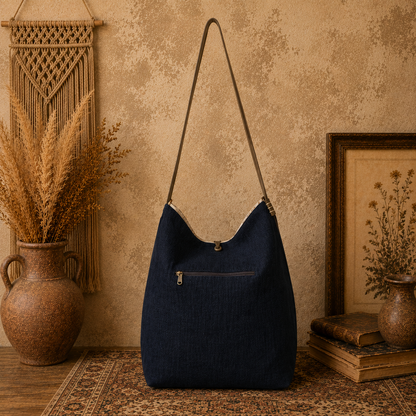 Large Linen Tote Bag