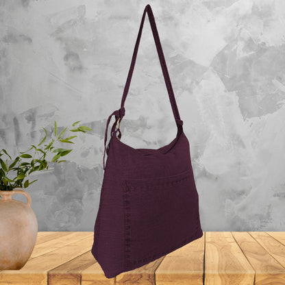 Large Linen pre washed  Bag