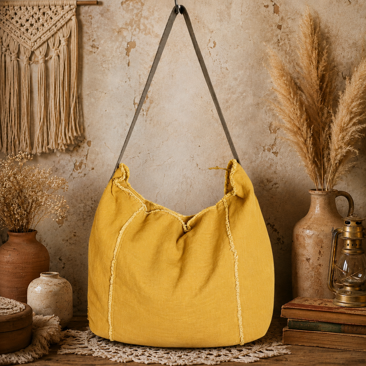 Linen Fabric Tote Bag