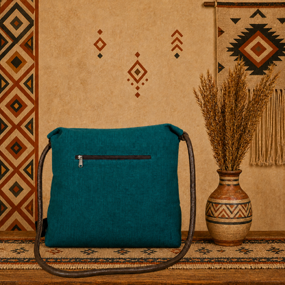 Classic Linen Crossbody Bag