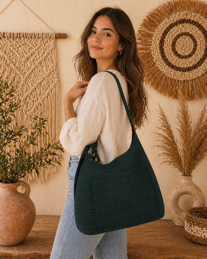Large Linen pre washed  Bag