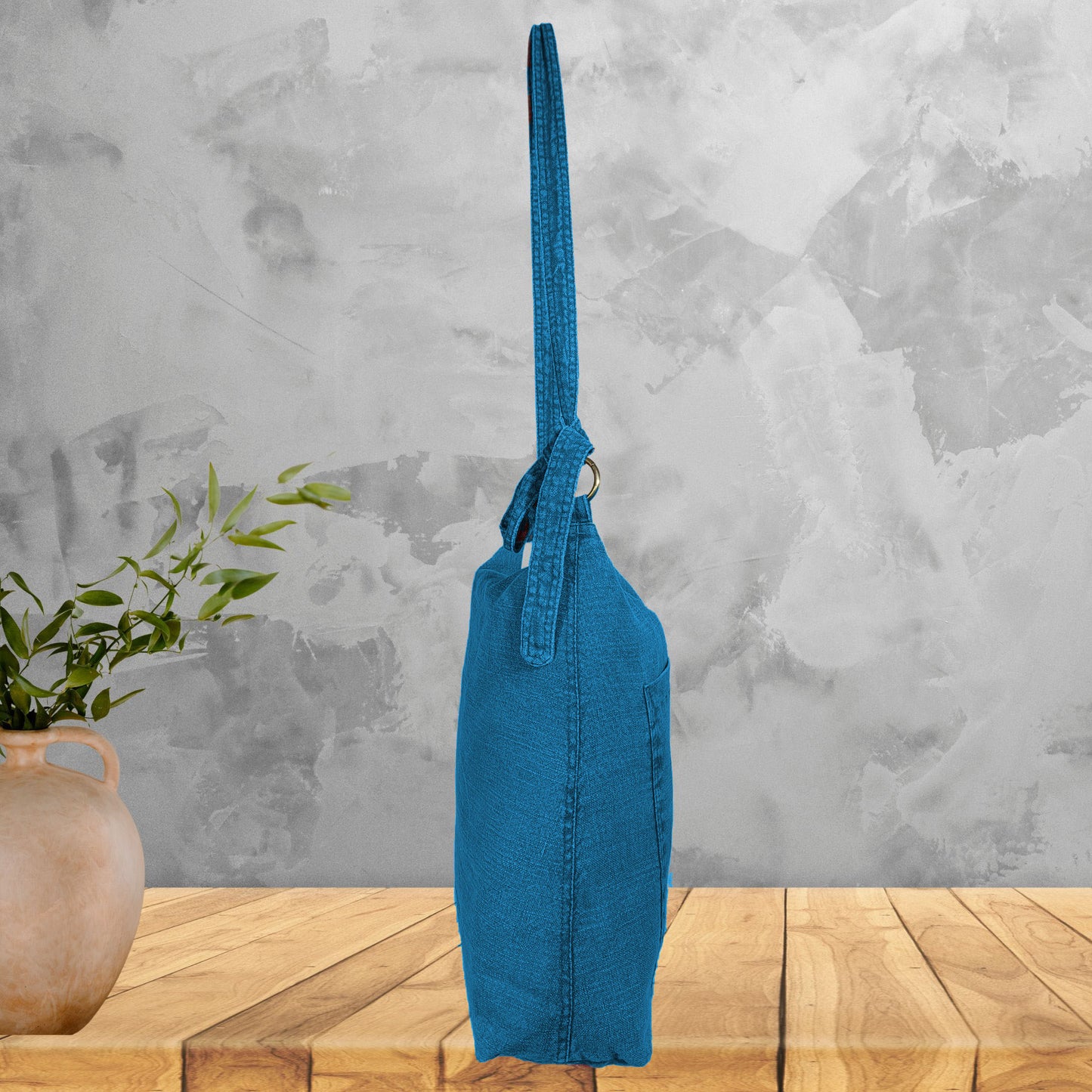 Large Linen pre washed  Bag