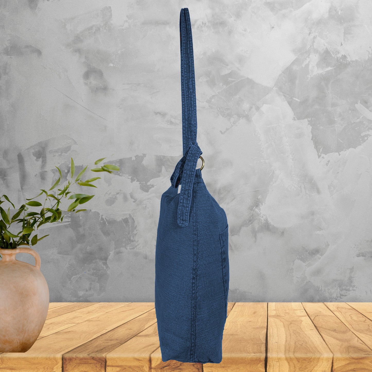 Large Linen pre washed  Bag