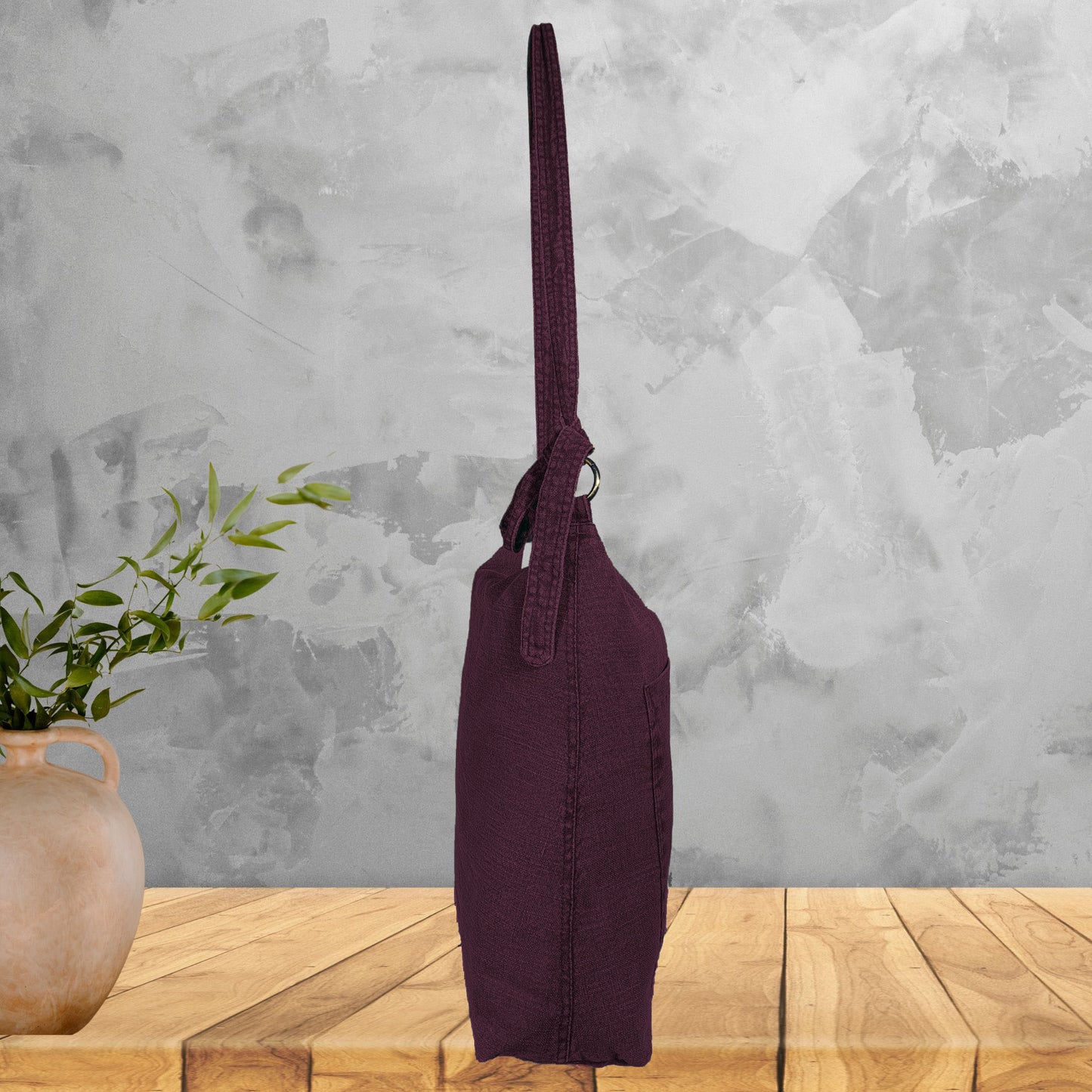 Large Linen pre washed  Bag