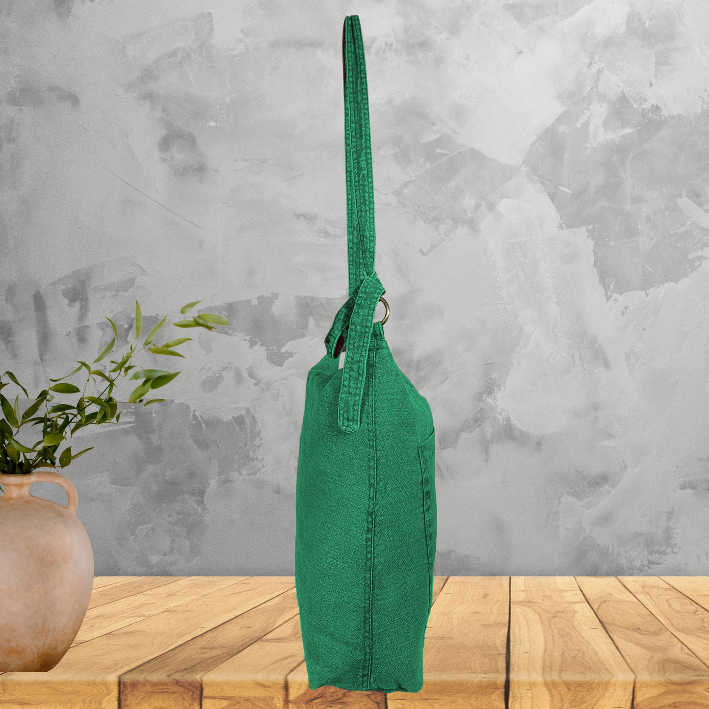 Large Linen pre washed  Bag