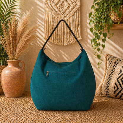 Chic Linen Hobo Handbag – Effortless Style Meets Everyday Comfort