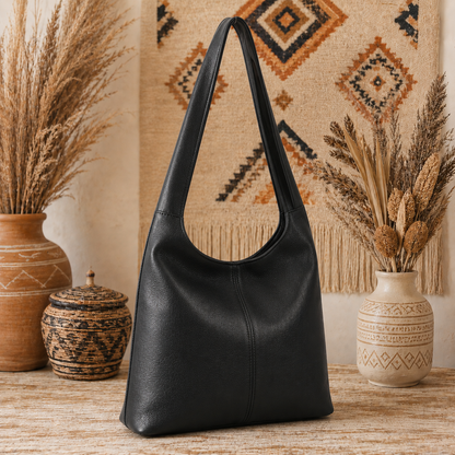 Boho Luxe Large Hobo Tote Bag