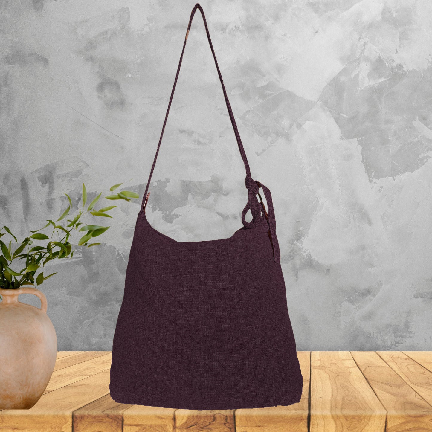 Large Linen pre washed  Bag