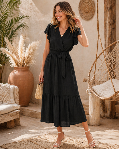 🌿 Effortless Linen Dress – Breezy Everyday Elegance