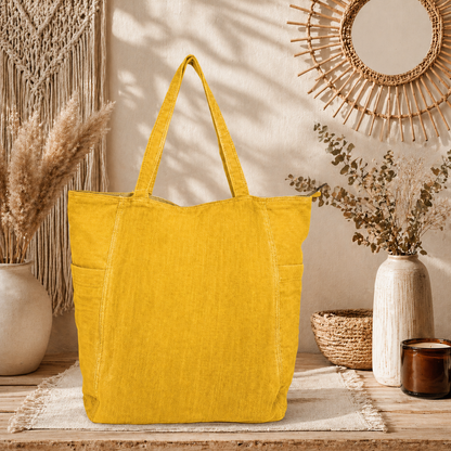 Women's Large Linen Tote Bag – Stylish, Lightweight & Eco-Friendly Carryall