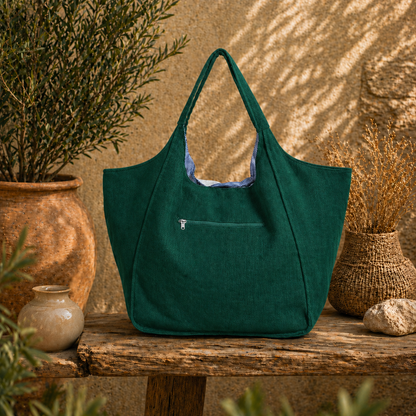 Linen Pre Washed  Tote Bag