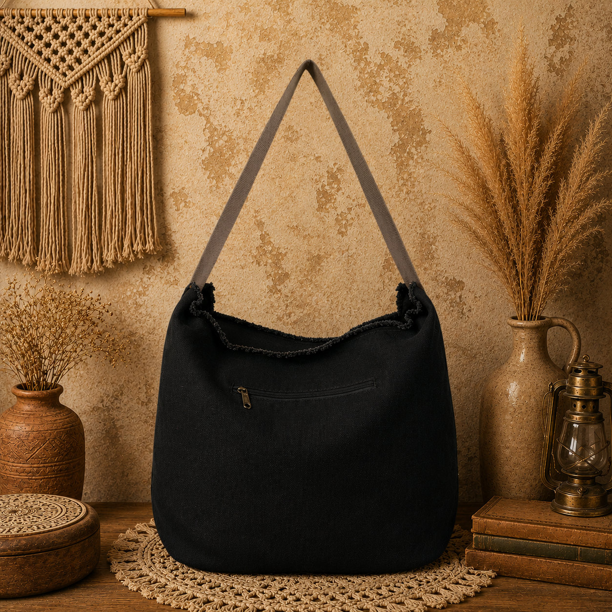 Linen Fabric Tote Bag
