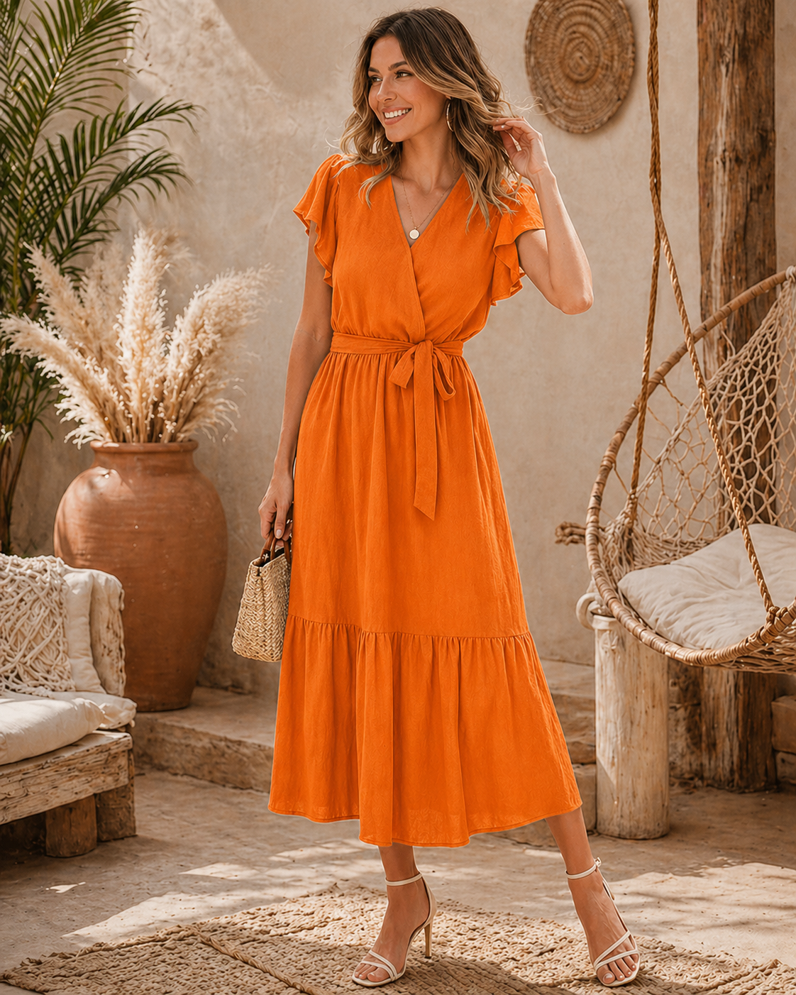 🌿 Effortless Linen Dress – Breezy Everyday Elegance