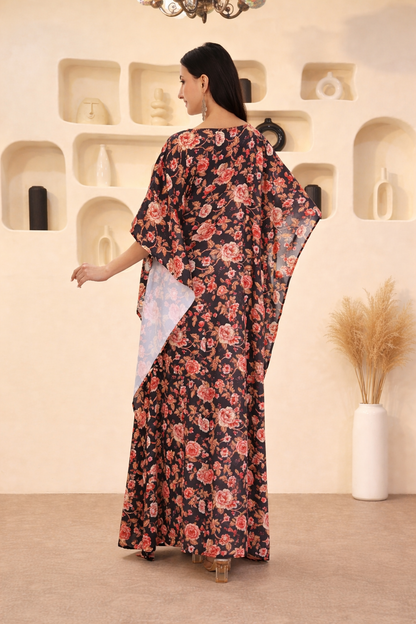 🌴 Resort Wear Polyester Printed Kaftan Set