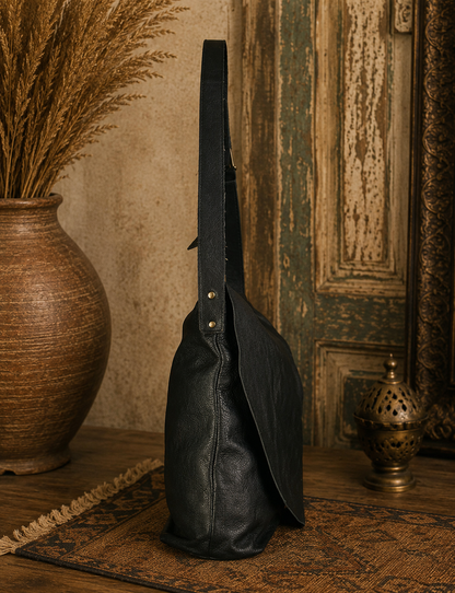 Rustic  Leather Crossbody Bag