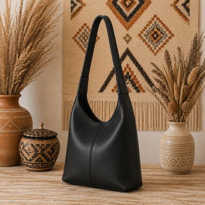Boho Luxe Large Hobo Tote Bag