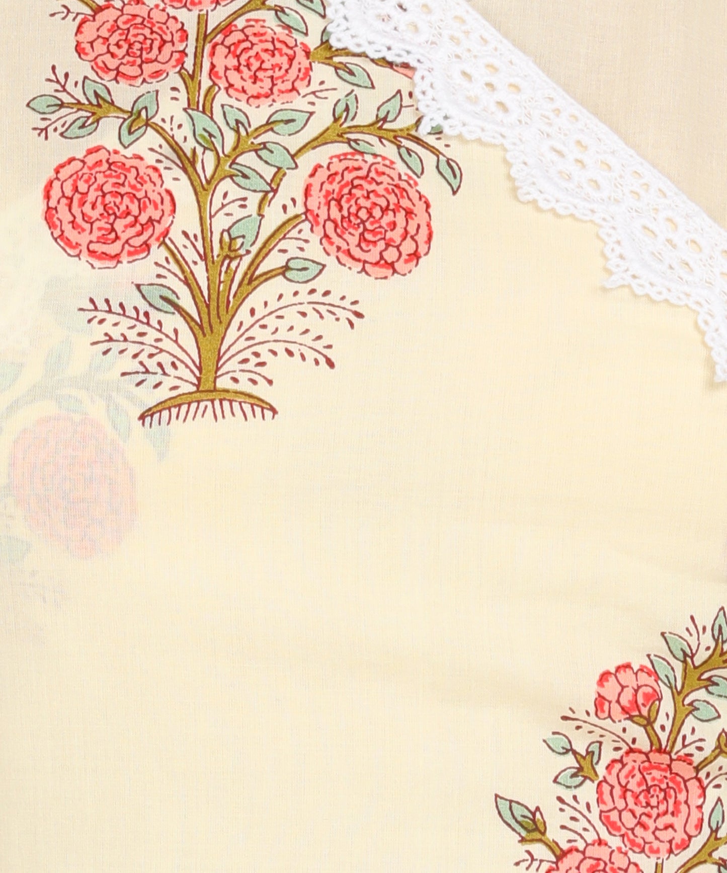 Floral Print Ethnic Cotton Tunic for Everyday Comfort