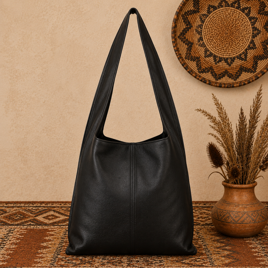 Boho Luxe Large Hobo Tote Bag