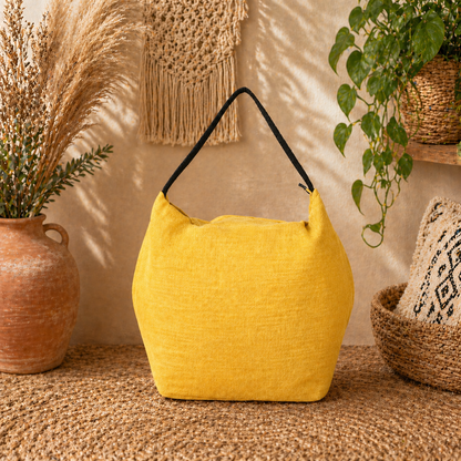 Chic Linen Hobo Handbag – Effortless Style Meets Everyday Comfort