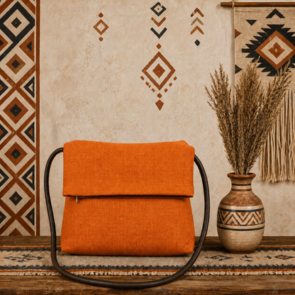 Classic Linen Crossbody Bag