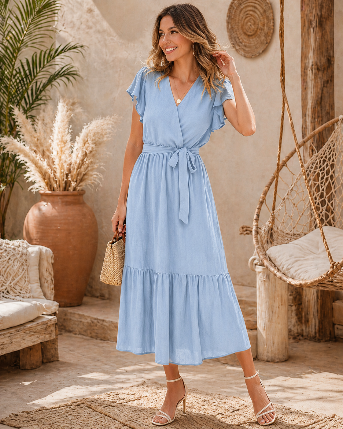 🌿 Effortless Linen Dress – Breezy Everyday Elegance
