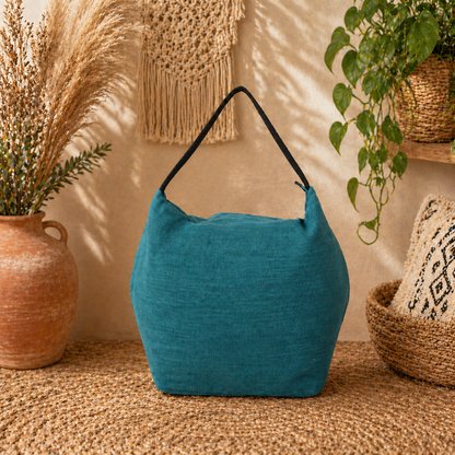 Chic Linen Hobo Handbag – Effortless Style Meets Everyday Comfort