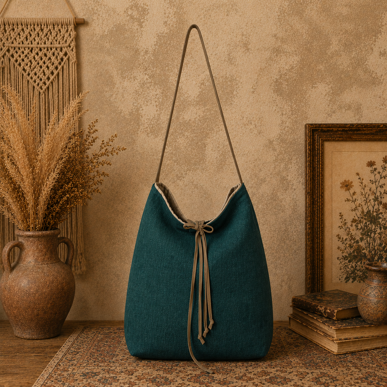 Large Linen Tote Bag
