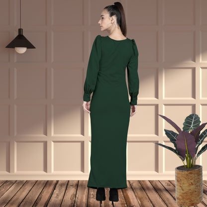 Women’s Spandex Ruched Bodycon Dress
