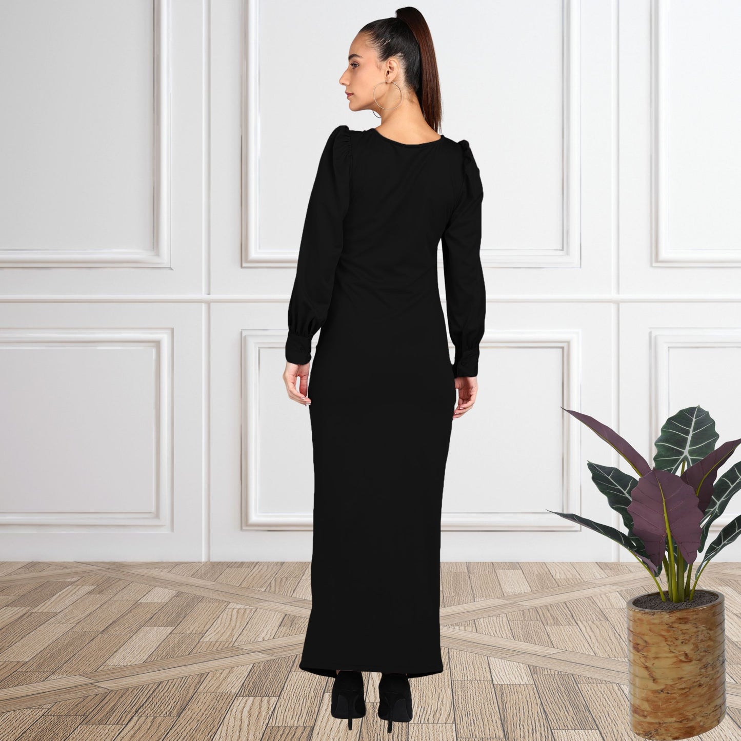 Women’s Spandex Ruched Bodycon Dress