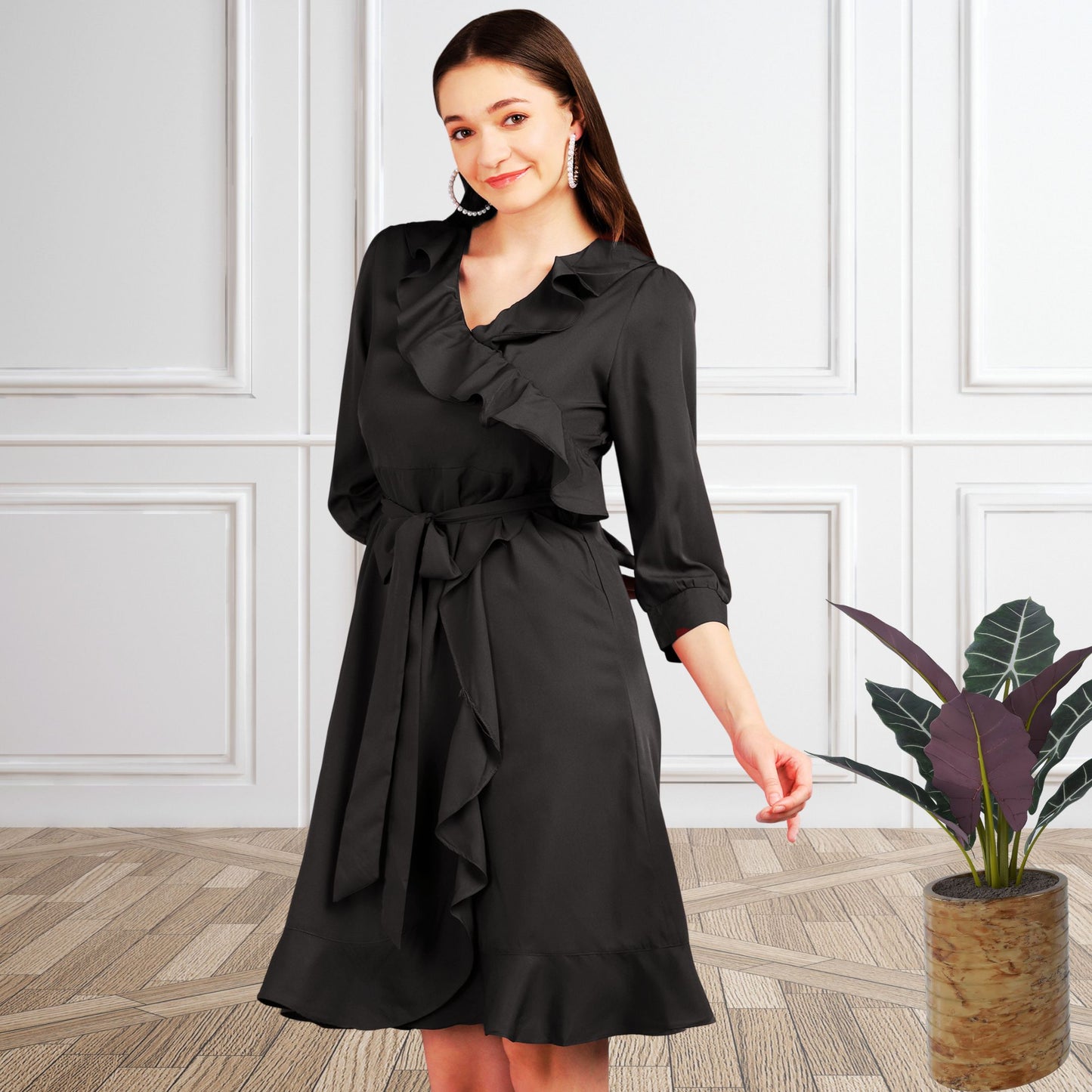 Women’s Frilled Short Dress
