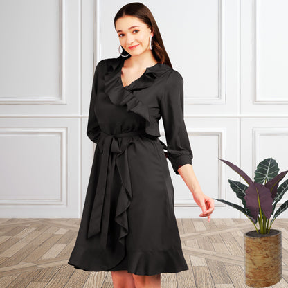 Women’s Frilled Short Dress