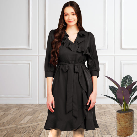 Women’s Frilled Short Dress