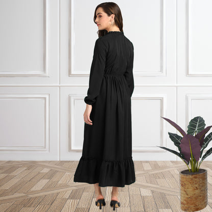 Women’s Fit & Flare Spandex Maxi Dress