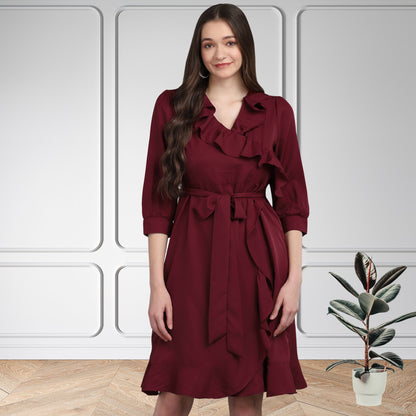 Women’s Frilled Short Dress
