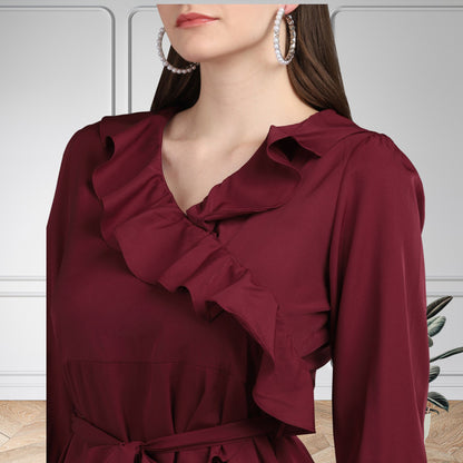 Women’s Frilled Short Dress