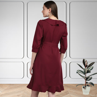 Women’s Frilled Short Dress