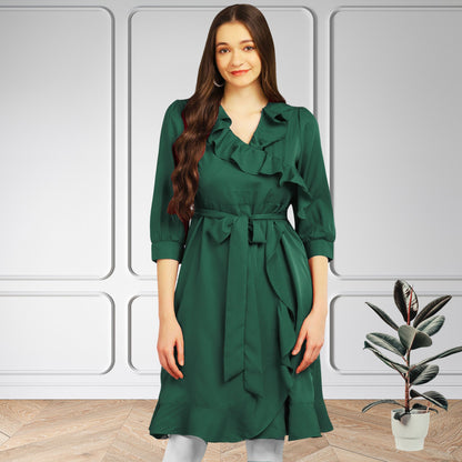 Women’s Frilled Short Dress
