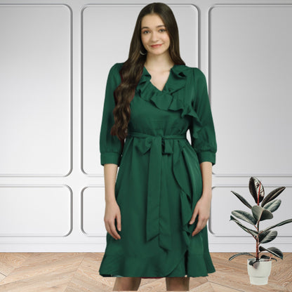 Women’s Frilled Short Dress