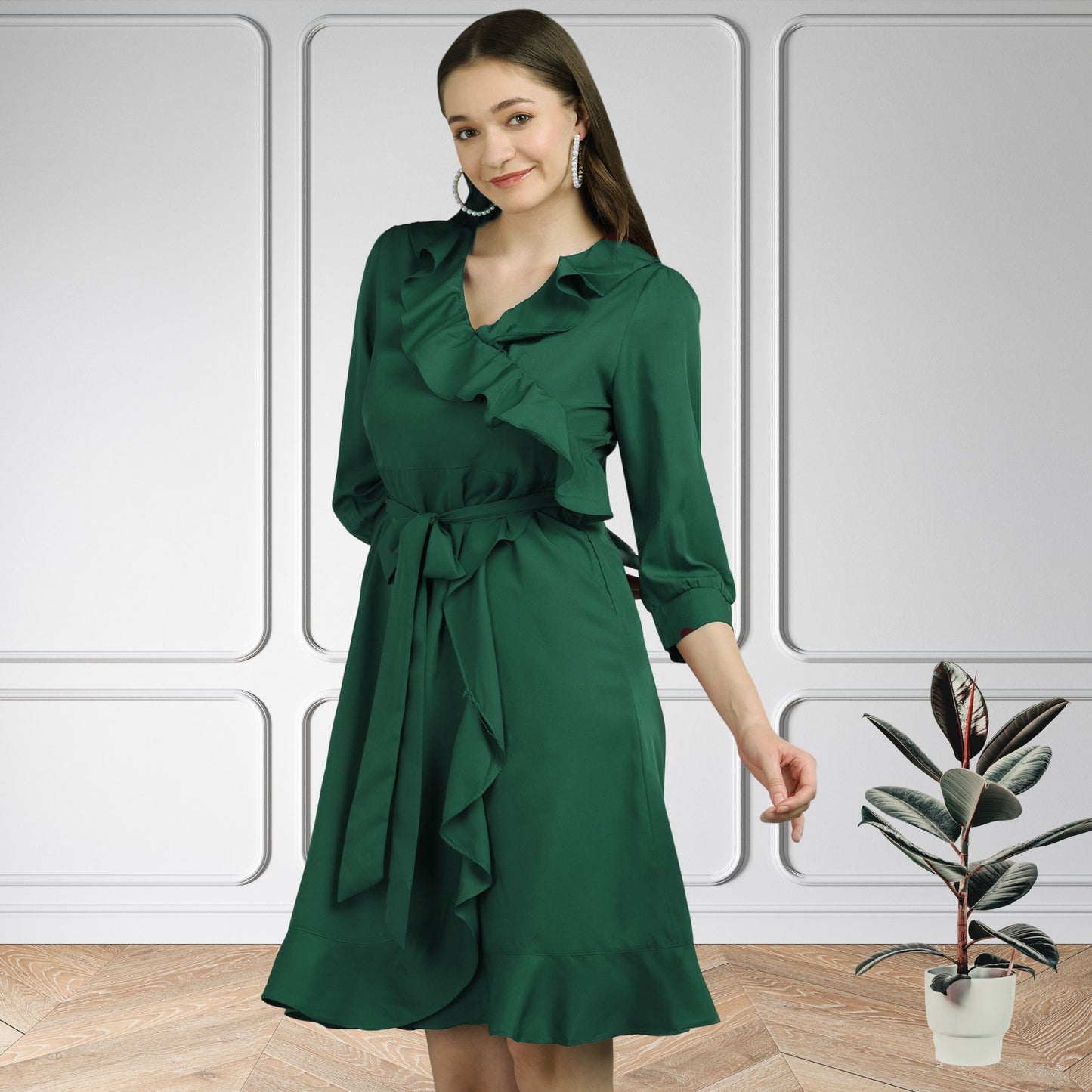 Women’s Frilled Short Dress